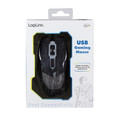 LogiLink Gaming Wired Mouse USB for Gamers, 2400 DPI, black