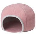 LURVIG Cat house, igloo, light grey/pink
