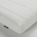 HEMNES Day-bed w 3 drawers/2 mattresses, grey-green/Åfjäll firm, 80x200 cm
