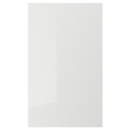 RINGHULT Door, high-gloss light grey, 60x100 cm
