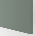 METOD Hi cb f oven/micro w 2 drs/shelves, white/Bodarp grey-green, 60x60x220 cm