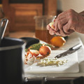 HEMLAGAD Pot with lid, non-stick coating black, 3 l