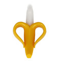Bam Bam Soft Silicone Teether Brush Banana 4m+