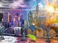 Ravensburger Jigsaw Puzzle 1500pcs New York Summer and Winter 14+