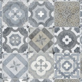GoodHome Vinyl Wallpaper on Fleece Nonia, blue