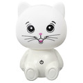 Night Lamp Cat USB LED, white