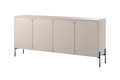 Four-Door Cabinet with Drawer Units Sonatia 200 cm, cashmere