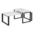 Set of Coffee Tables Nest Tables Katrine, white