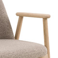 Dining Chair Leo, beige/oak