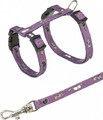 Trixie Junior Harness with Leash for Cats, assorted colours