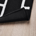 VÄNDPLATS Door mat, black/brick pattern, 40x60 cm