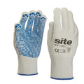 Nylon Gloves PVC Size L