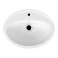 GoodHome Countertop Ceramic Wash-Basin Turso 53.5 x 41 cm, white