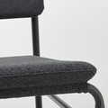 LINNEBÄCK Easy chair, Vissle dark grey