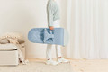 BABYBJÖRN Bliss Woven Baby Bouncer, Blue (Light Grey, Petal Quilt)