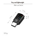 LogiLink USB-C DAC audio adapter with EQ, USB-C to 3.5mm