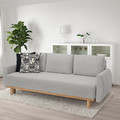 GRUNNARP 3-seat sofa-bed, light grey