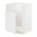 METOD Base cab f TALLSJÖN sink, white/Stensund white, 60x60 cm