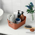 UPPDATERA Box, red-brown, 24x17 cm