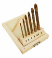 Silver Wood Drill Set, 3-8mm, 6pcs