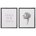 KNOPPÄNG Frame with poster, tides will turn, 40x50 cm, 2 pack
