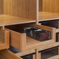 7-Compartment Drawer Organizer, black
