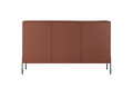 Three-Door Cabinet Sonatia 150cm, burgundy