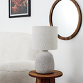 Table Lamp Amani, light grey