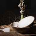 Serving Bowl Dune 33 cm, mango wood