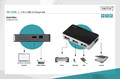 Digitus USB 2.0, 4-Port Hub, 4x USB A/F, 1x USB Bmini/F incl. USB A/M to mini5P cable, black