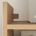 LÅDMAKARE Side panel, left + right/oak effect, 35x212 cm
