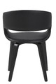 Chair Supernova, faux leather, black