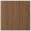 TISTORP Door, brown walnut effect, 60x60 cm