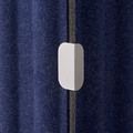 EILIF Screen for desk, blue, 120x48 cm