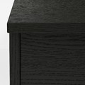 ÖSTAVALL Adjustable coffee table, black, 90 cm