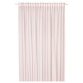 STENFRÖ Sheer curtain, 1 piece, with heading tape/pink, 300x300 cm