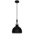 GoodHome Pendant Lamp Aulavik E27, black