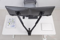 Gembird Adjustable Desk 2-display Mounting Arm for Monitors 17-32" 9kg
