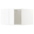 METOD Top cabinet for fridge/freezer, white/Voxtorp high-gloss/white, 60x40 cm