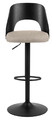 Bar Stool Lucy, beige/black