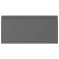 VOXTORP Drawer front, dark grey, 40x20 cm
