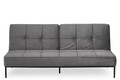 Actona Sofa-Bed Perugia, velvet, grey