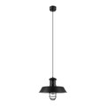 GoodHome Pendant Lamp Genly E27, black