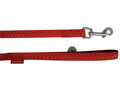Zolux Dog Leash Mac Leather 15mm/1.2m, red