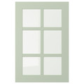 STENSUND Glass door, light green, 40x60 cm