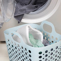 SLIBB Washing bag, white/grey