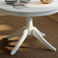 ROSENTORP / NÄSINGE Table and 4 chairs, white/Tibbleby beige-grey white, 110/155 cm