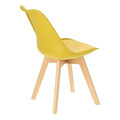 Dining Chair Norden Cross PP, yellow