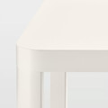 TINGBY Side table on casters, white, 50x50 cm