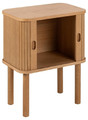 Nightstand Bedside Table Langley, oak-look